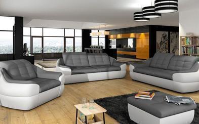 Design-Couchgarnitur in den Farben nach Wahl