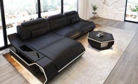 Leder Ecksofa Toscano L-Form – Modern & Komfortabel