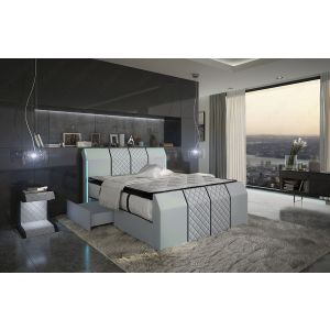 Polster Boxspringbett Paris mit 2 Schubladen auf jeder Seite