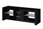 Design TV Rack Merida in hochglanz schwarz