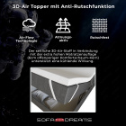 3D Air Topper mit Anti Rutschfunktion