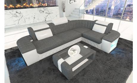 Mini Sofa Bergamo mit Stoffbezug