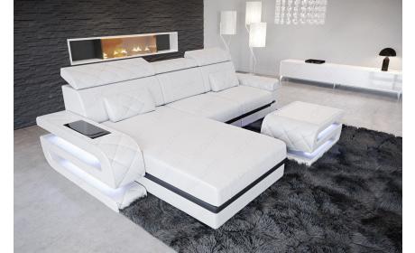 Mini Ecksofa Bologna Leder