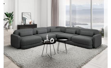 Ecksofa Valencia L-Form Stoff