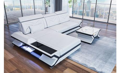 Ecksofa Napoli aus Leder – Komfort & Stil