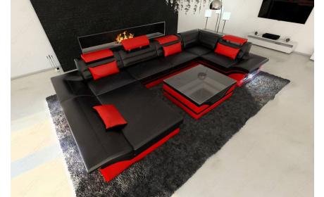 Mini Leder-Wohnlandschaft Enzo Mini – Stil & Komfort