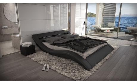 Wasserbett Massa Schwarz LED – Modernes Design