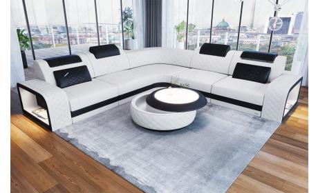 Mini Ecksofa Foggia Leder