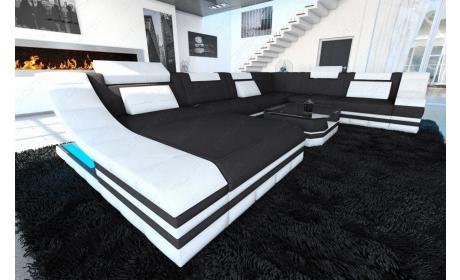 Mini Design Stoff Wohnlandschaft Turino XL