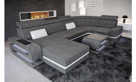 Mini Stoff Wohnlandschaft Bologna – Komfort & Stil