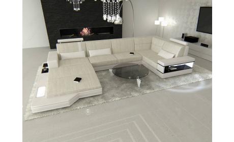 Mini Stoff Wohnlandschaft Messana U-Form