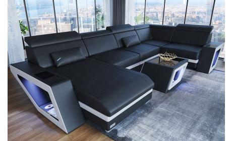 Mini Leder Wohnlandschaft Catania – Komfort & Eleganz