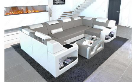 Mini Stoff Wohnlandschaft Padua U-Form