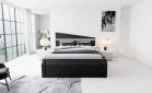 Design Boxspringbett Nelassa in komplett schwarz - Bett nur einfarbig lieferbar