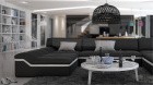 Sofa modern modern Barari Ottomane schwarz