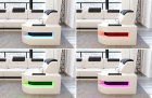 LED-Beleuchtung (Farbwechsel) mit Touch-Wheel Fernbedienung beim Sofa Como