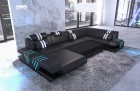 optional erhältliche Schlaffunktion für das Sofa Venedig U Form
