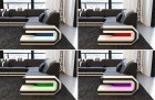 Sofa Ragusa LED Beleuchtung mit Touch Wheel Fernbedienung