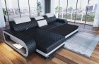 Detailbild der optional erhältlichen Bettfunktion für das Sofa Berlin L Form