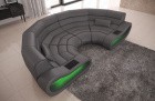 Hochwertiges Big Sofa Concept in Grau