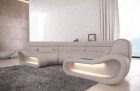 Big Sofa Concept in Leder mit Beleuchtung