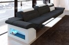 3 Sitzer Couch Sofa Monza mit Relaxfunktion schwarz Hugo 14