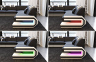 Sofa Ragusa L Form mit LED-Beleuchtung