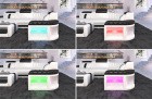 Sofa Bergamo mit LED Beleuchtung RGB Touch Wheel Fernbedienung