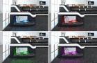 Farbwechsel LED Beleuchtung in der Armlehne beim Sofa Padua