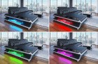 RGB Beleuchtung in verschiedenen Farben beim Sofa Napoli U Form