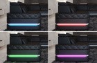 LED Farbwechsel Beleuchtung in den Armlehnen beim Sofa Positano