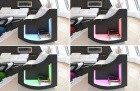 Sofagarnitur Swing mit verschiedenen LED Farben