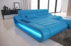 Couch Concept Leder L Form klein blau