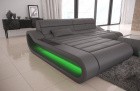 Couch Concept Leder L Form klein grau