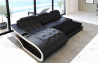 Das Sofa kann auf Wunsch mit einer optional erhältlichen Schlaffunktion bestellt werden