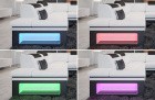 Farbwechsel LED-Beleuchtung Detailansicht beim Sofa Brianza