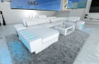 Wohnlandschaft Bellagio U Form Sofa in Weiß