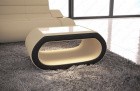 Wohnzimmertisch Design Concept Beleuchtung Stoff Mix in beige - Mineva4