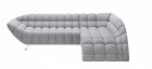 Design Polster Eck Sofa Cloud in grau