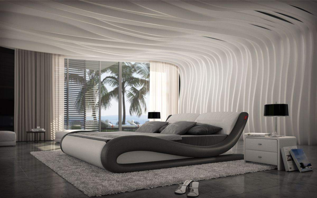 Betten Schlafzimmer Luxus Bettrahmen Design Polster Bett Designer