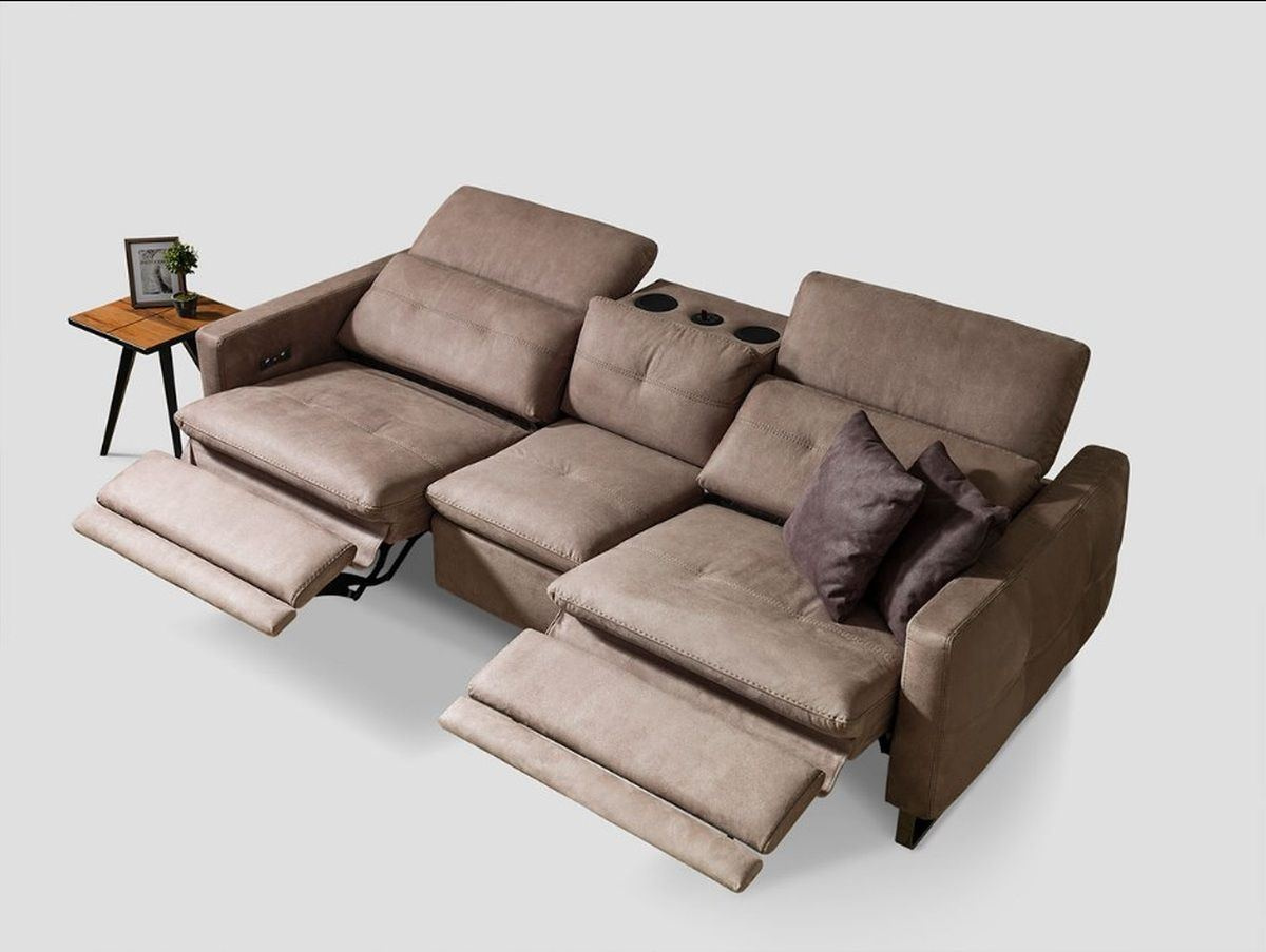 Sofa Dreisitzer Mit Relaxfunktion / Couch Relaxfunktion ...