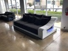 Stoff Big Sofa Turino mit LED Beleuchtung