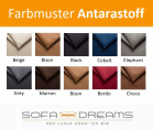 Antara Farben für das Sofa Cartido U Form