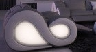 Sofa mit LED Beleuchtung in den Armlehnen