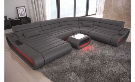 Leder Wohnlandschaft Concept XXL – Komfort & Stil