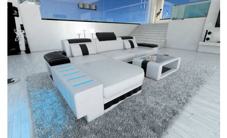 Mini Designersofa Bellagio Led L-Form – Komfort Pur