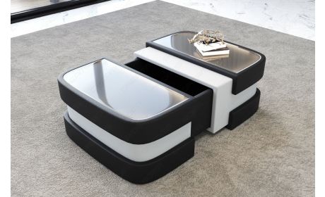 Couchtisch Elegante – Leder & Stil