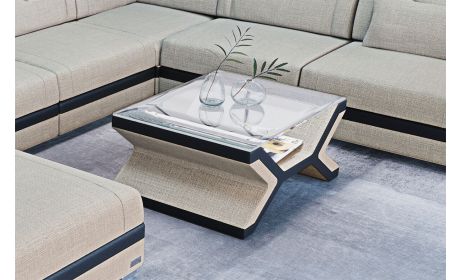 Designer Stoff Couchtisch Napoli – Modern & Stilvoll