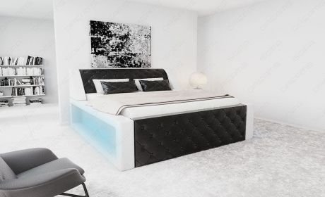 Komplettbett Arezzo – Schwarz-Weiß Design