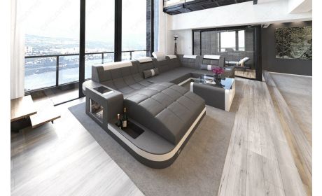 Relax-Wohnlandschaft Wave mit LED-Beleuchtung